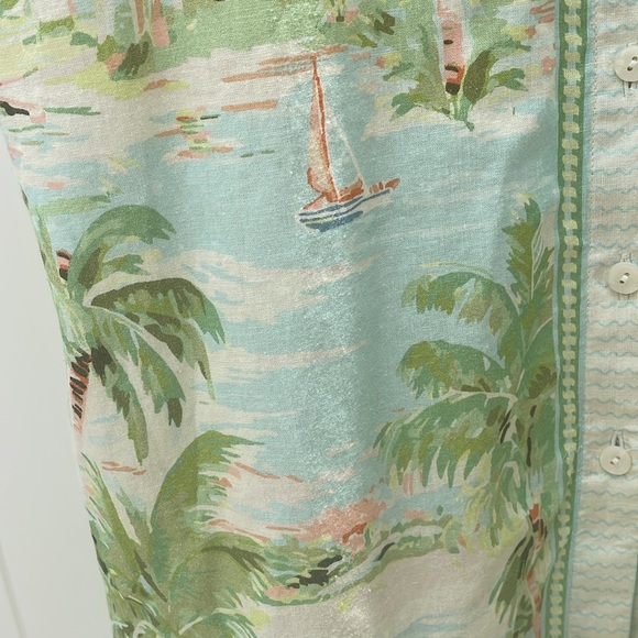 Spartina 449 | Dabney Mid Dress | Overboard Coastal Dreams | NWT Large - Picture 13 of 17